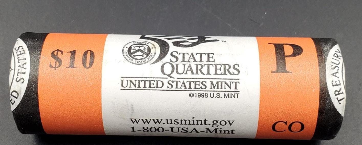 1 Unopened US Mint Uncirculated Roll 2006 P Colorado Statehood Quarters OBW 40 coins