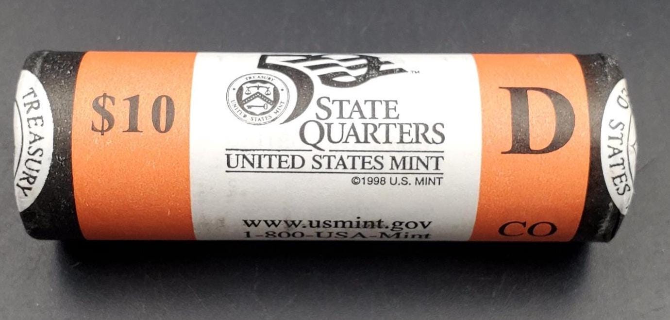1 Unopened US Mint Uncirculated Roll 2006 D Colorado Statehood Quarters OBW 40 coins