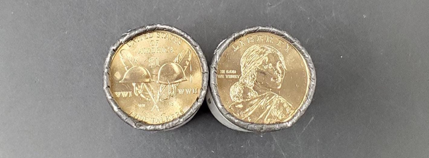 2016 D Sacagawea Native Dollar 25 Coin OBW US Mint Wrapped Roll (Tail or Head)