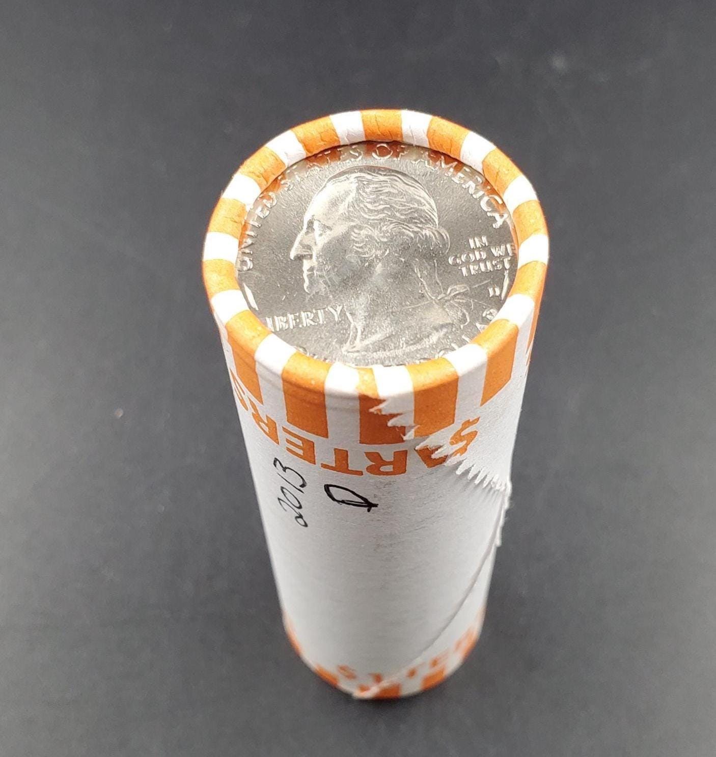 1 Unopened Bank Uncirculated Roll 2013 D Mount Rushmore Park (SD)" America the Beautiful " Quarters OBW