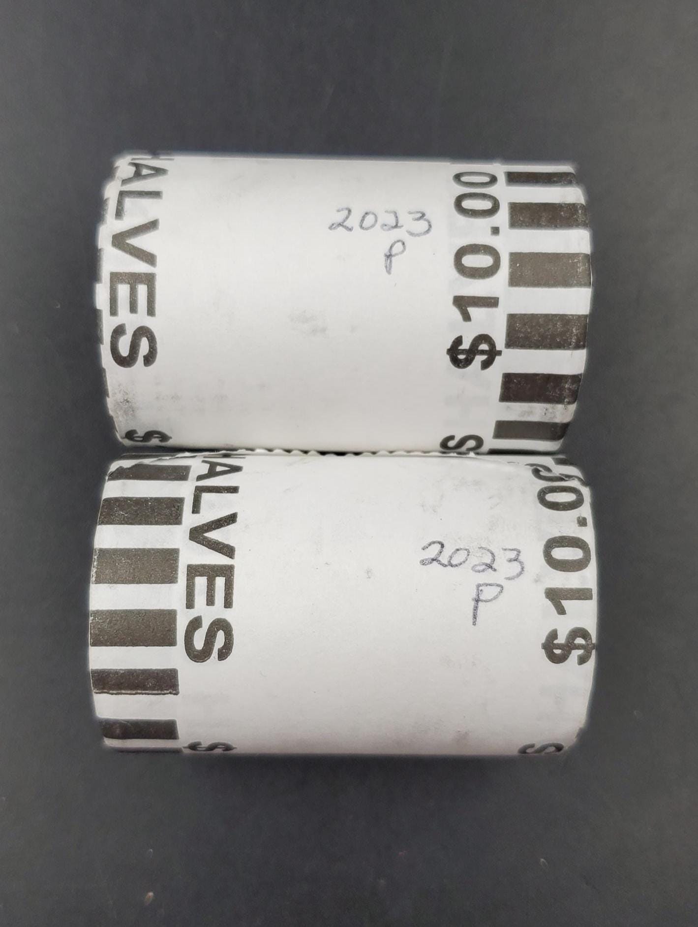 1 Unopened 2023 P 20-coin Kennedy 50c Half Dollar Clad Coin OWB Bank Roll (Head or Tail)