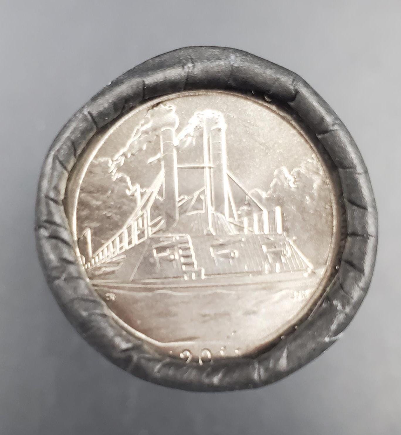 1 Unopened US Mint Roll 2011 P Vicksburg Nat. Military Park (MS) " America the Beautiful " Quarters OBW