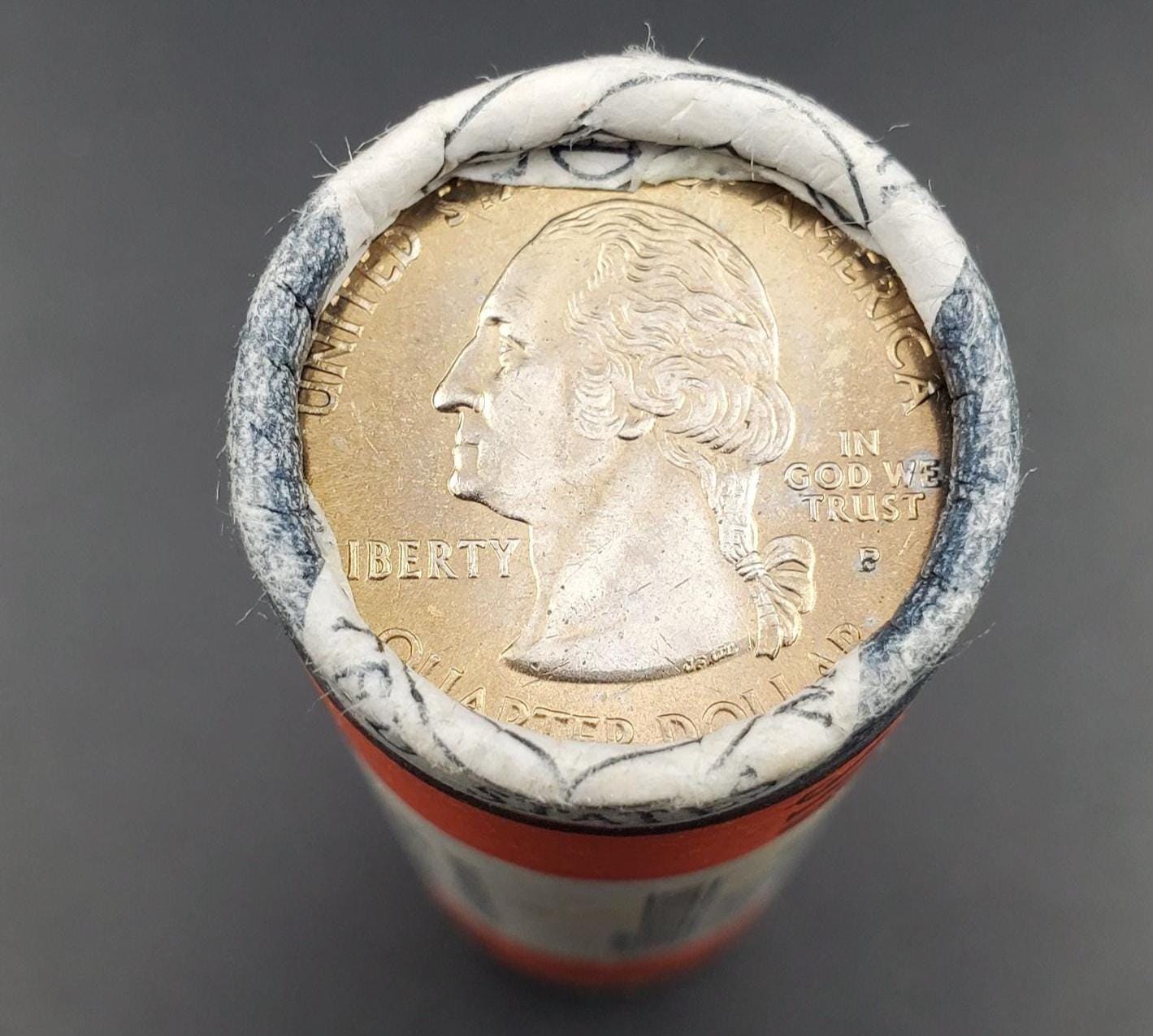 1 Unopened US Mint Uncirculated Roll 2000 P New Hampshire Statehood Quarters OBW 40 coins