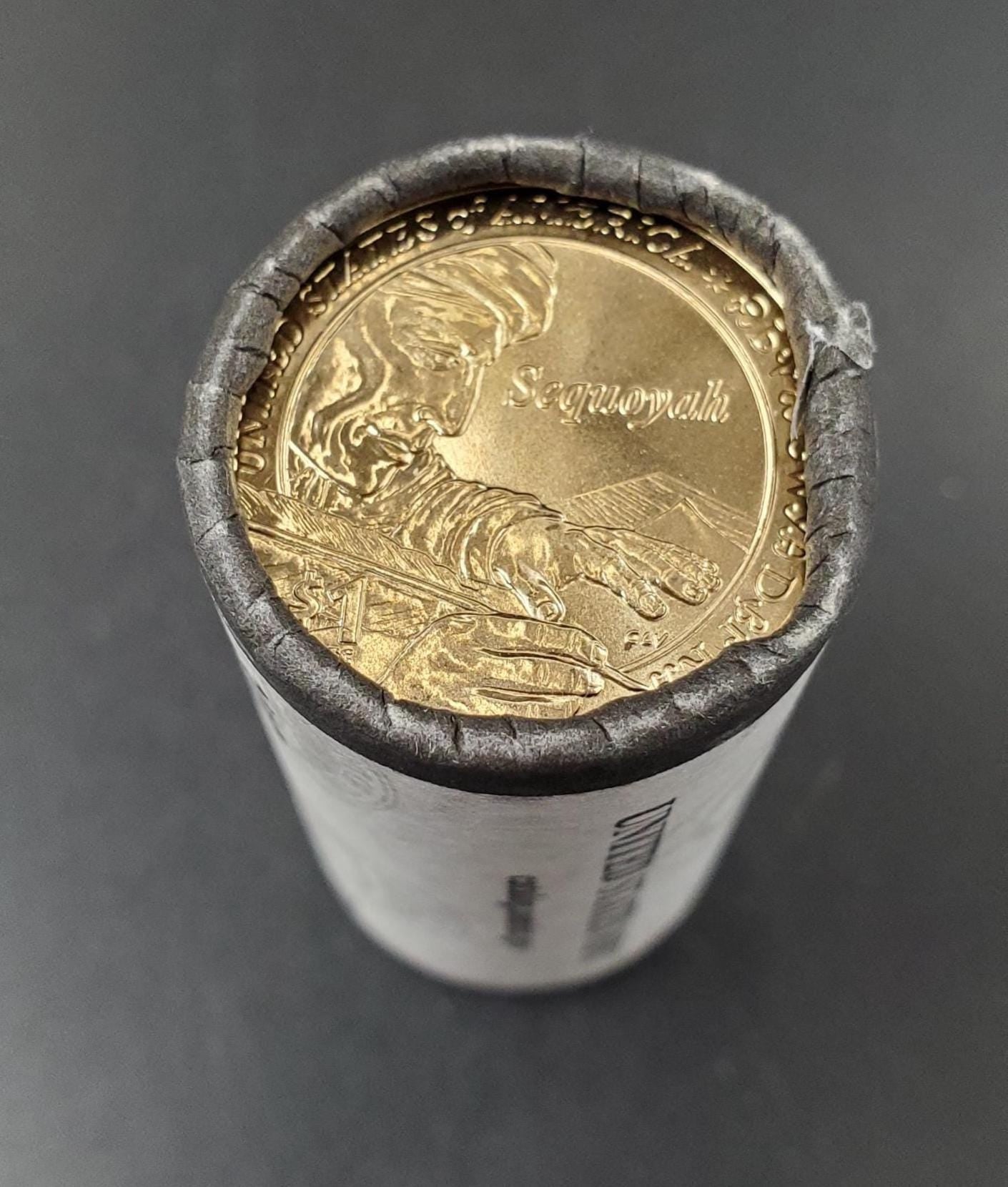 2017 D Sacagawea Native Dollar 25 Coin OBW US Mint Wrapped Roll (Tail or Head)