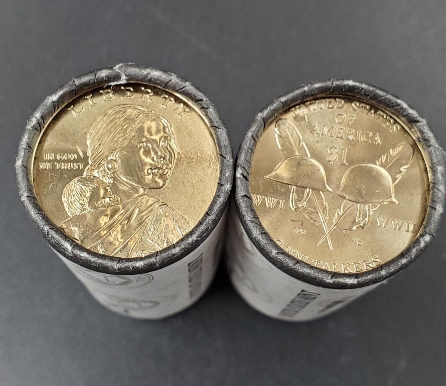 2016 P Sacagawea Native American Dollar 25 Coin OBW US Mint Wrapped Roll (Tail or Head)
