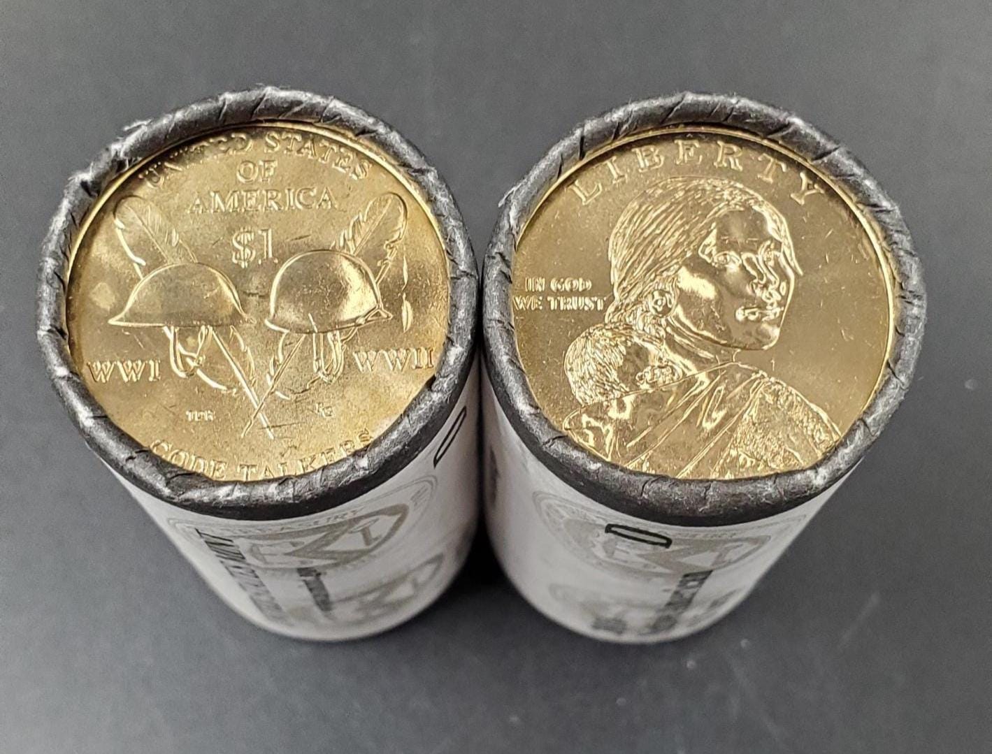 2016 D Sacagawea Native Dollar 25 Coin OBW US Mint Wrapped Roll (Tail or Head)