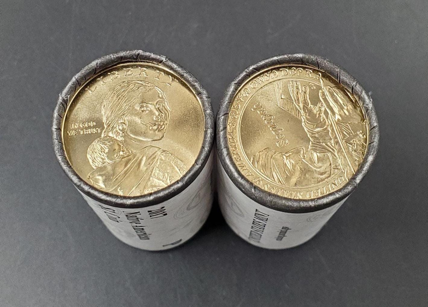 2017 P Sacagawea Native American Dollar 25 Coin OBW US Mint Wrapped Roll (Tail or Head)