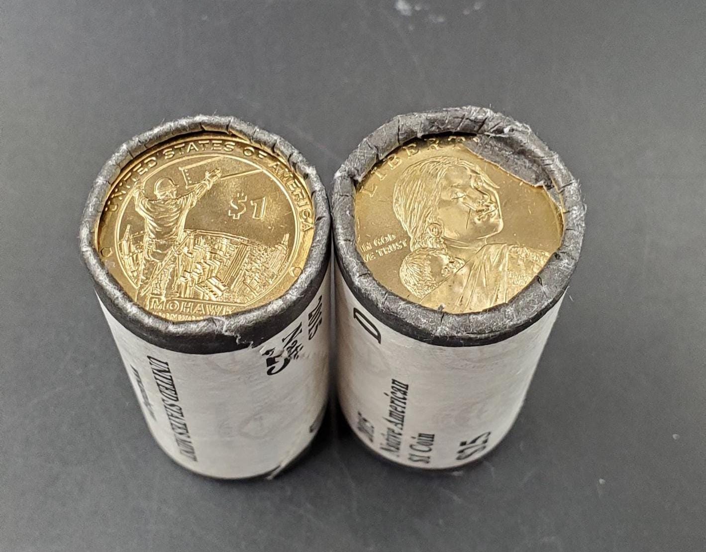 2015 D Sacagawea Native American Dollar 25 Coin OBW US Mint Wrapped Roll (Tail or Head)