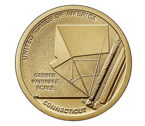 2020 P $1 American Innovation Dollar Connecticut Golden Dollar Single Coin