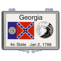 Marcus 2X3 Georgia Statehood Quarter Holder