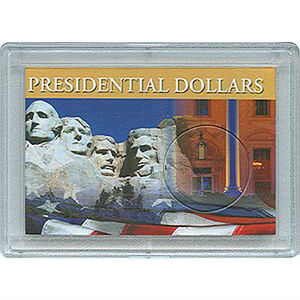 Whitman 2X3 Presidential $1 Frosty Case One-Hole