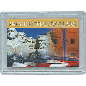 Whitman 2X3 Presidential $1 Frosty Case Two-Hole