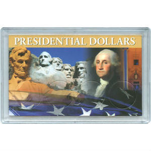 Whitman 3X5 Presidential $1 Frosty Case Four-Hole