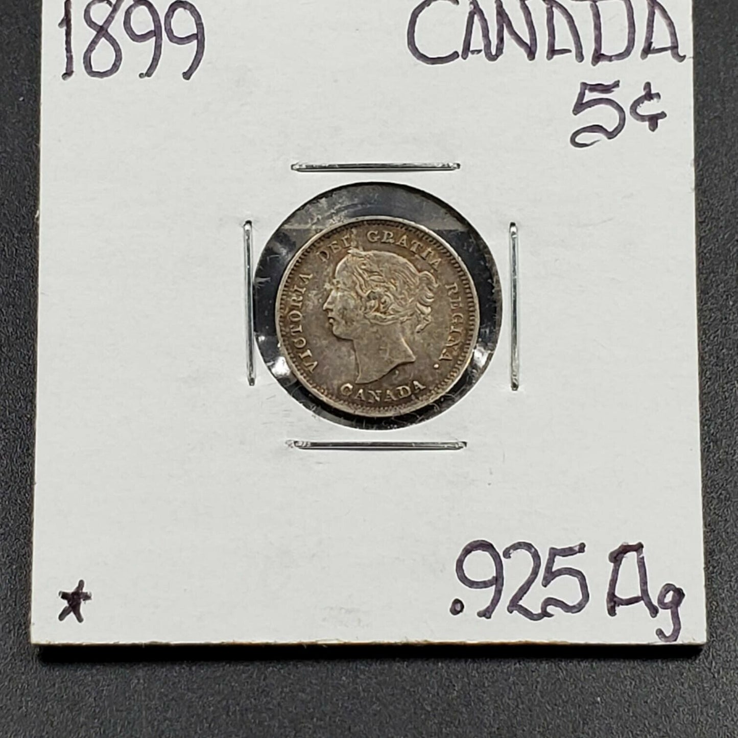 1899 5c Canada 5 Cents Silver Nickel Coin Choice XF Extra Fine Circulated
