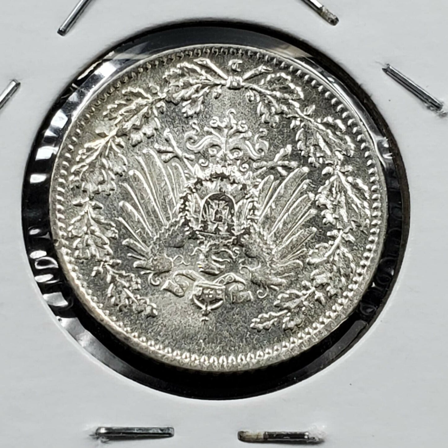 1915 D Reich Germany  1/2 Mark Silver Coin Gem BU Uncirculated