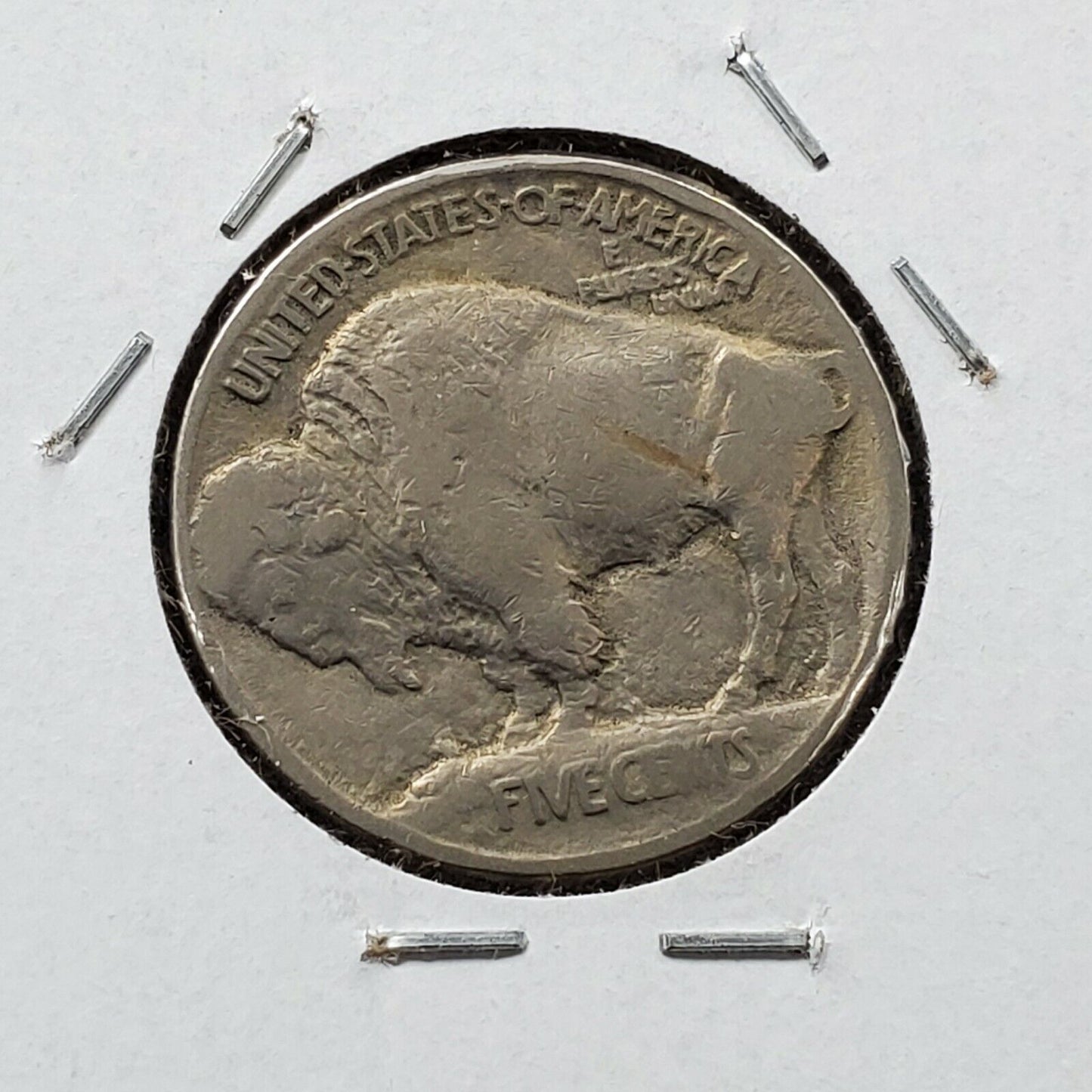 1913 P 5c Buffalo Nickel Coin Choice VG Very Good / F Fine Circulated FIRST YEAR