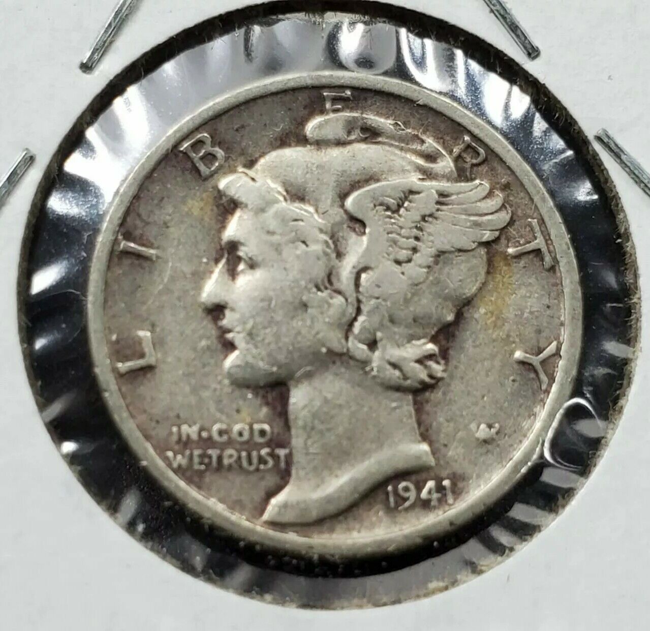 1941 S / S Mercury Dime Silver Coin RPM Variety Circulated