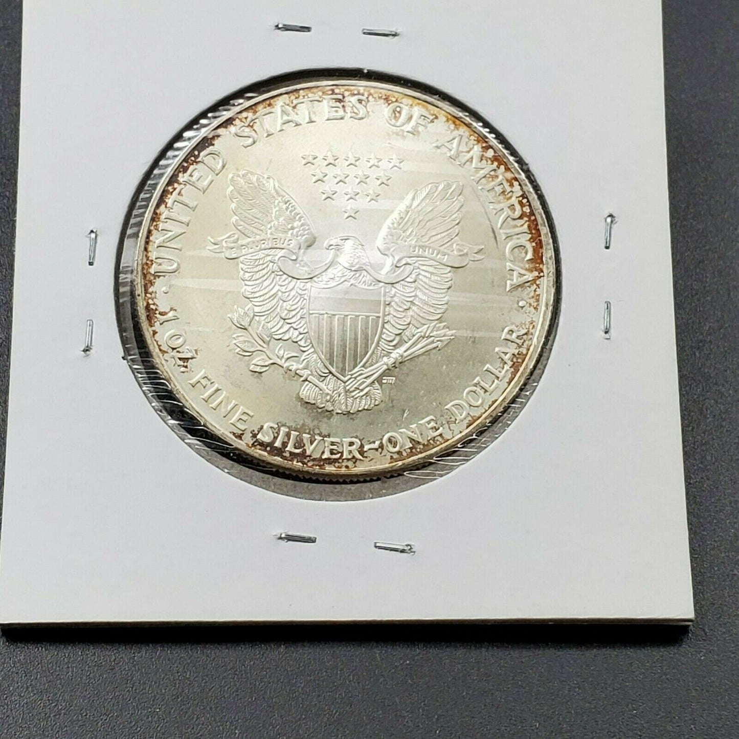 2003 1 OZ American Silver Eagle GEM BU Uncirculated Neat Toning Toner .999