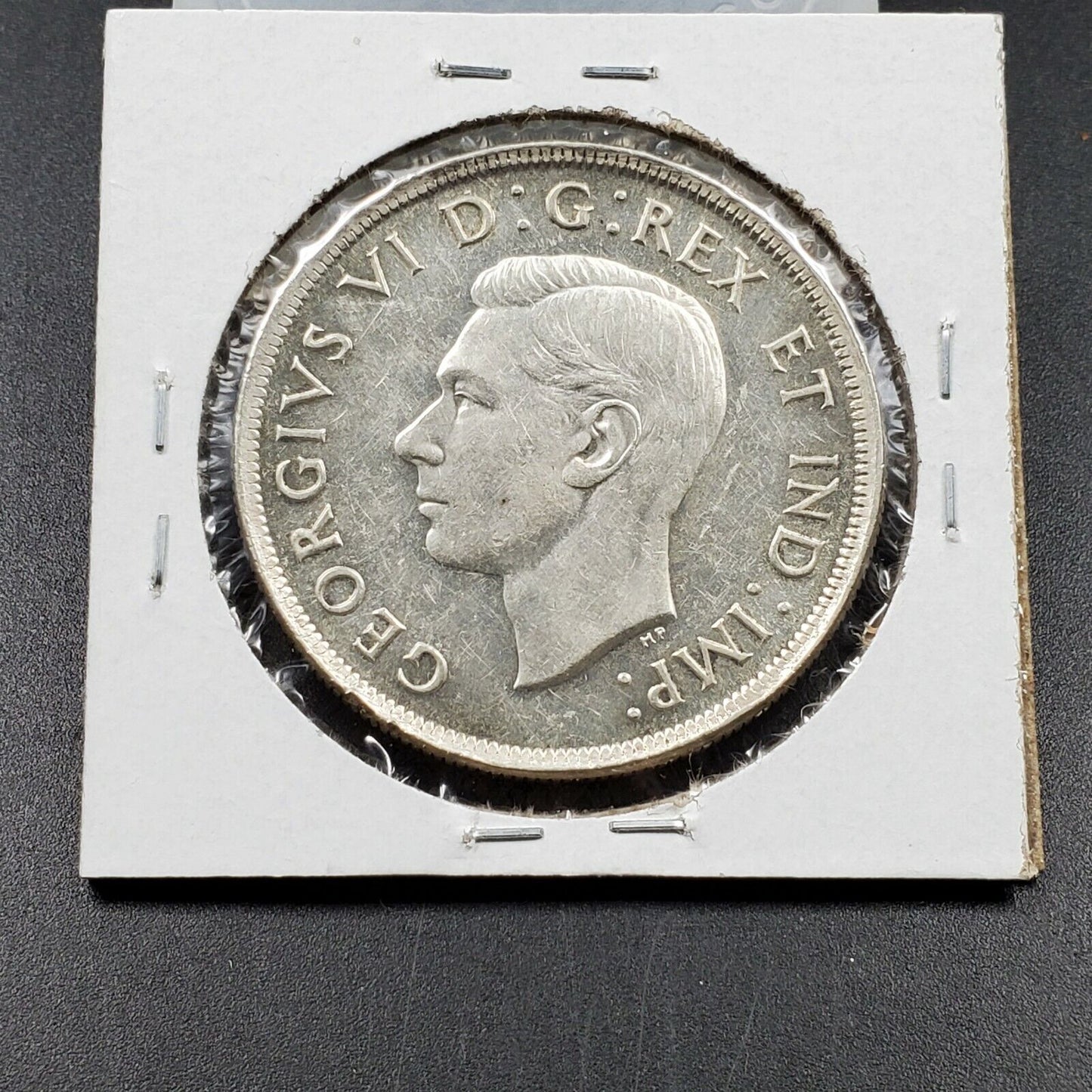 1939 Canada Silver $1 Dollar Coin Average UNC Uncirculated condition