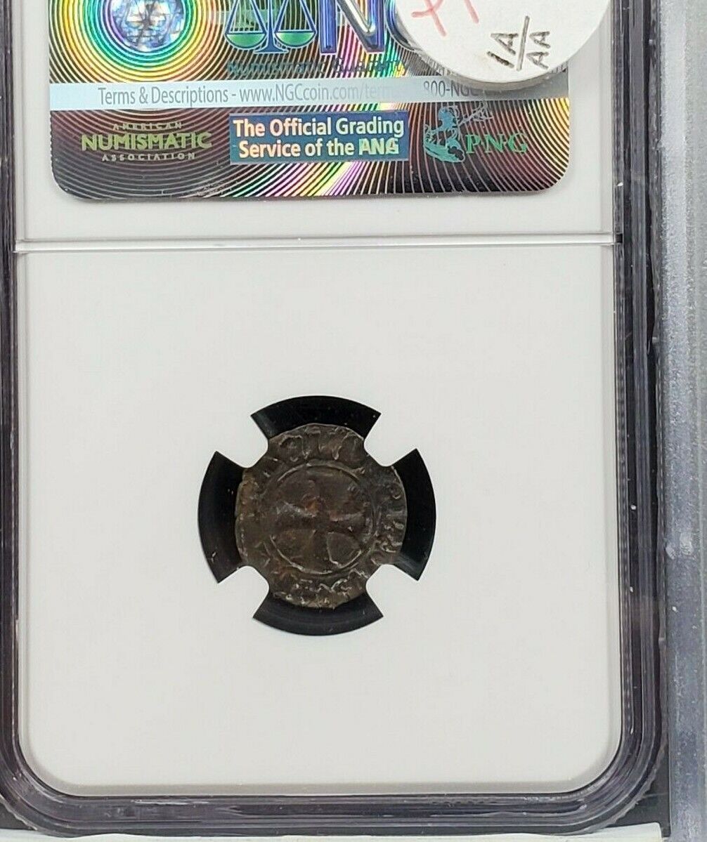 1400-1413 Italy 1TOR Venice Michelle Steno NGC XF40 Story Vault Medieval Coin