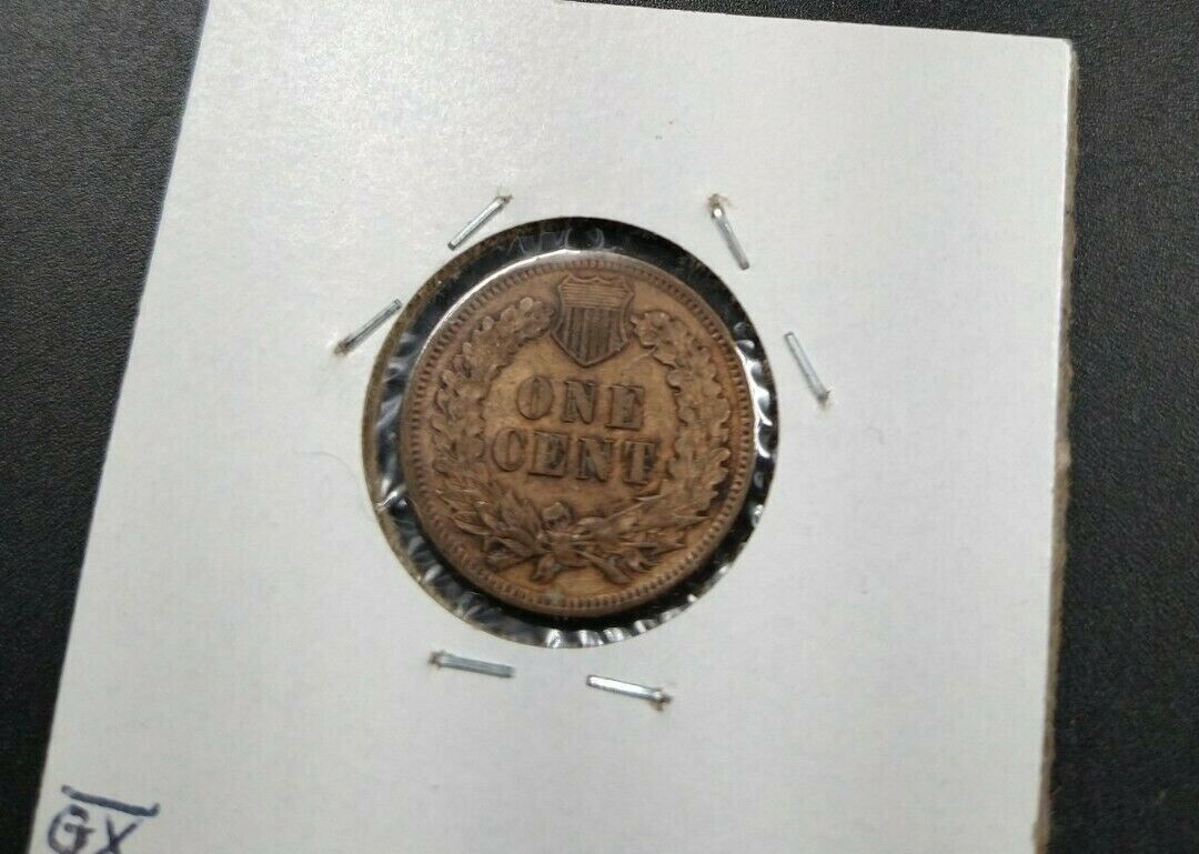 1904 1c Indian Cent Head Penny Coin AU About UNC RB Colored Nice Look