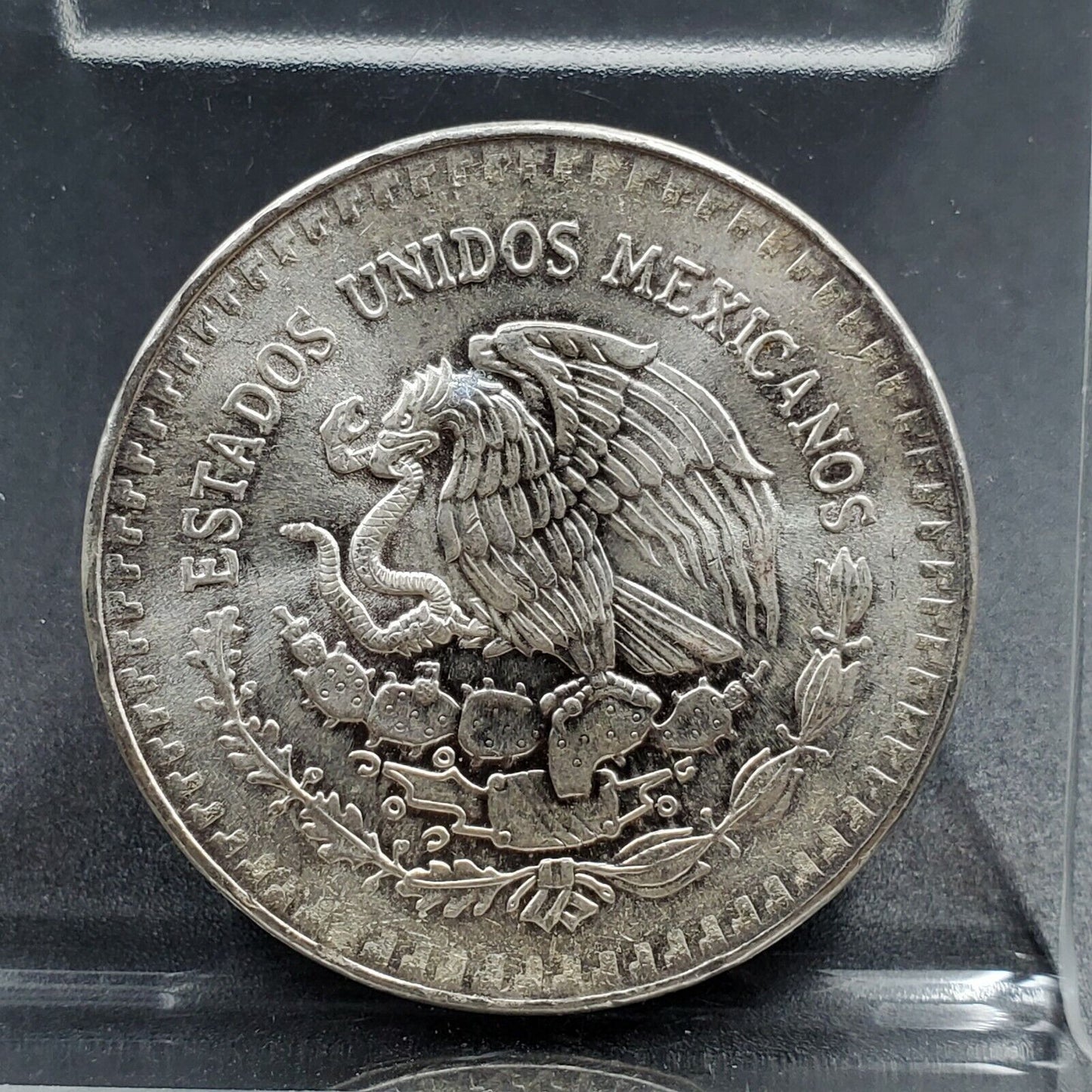 1985 Mo 1 oz Onza Mexico Libertad Gem BU UNC Ley .999 Plata Pura LARGE DIAMETER
