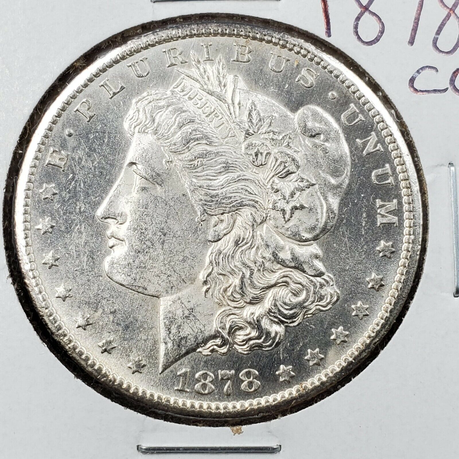 1878 CC Morgan Silver Eagle Dollar Coin AVG BU UNC VAM 20 R5 VERY
