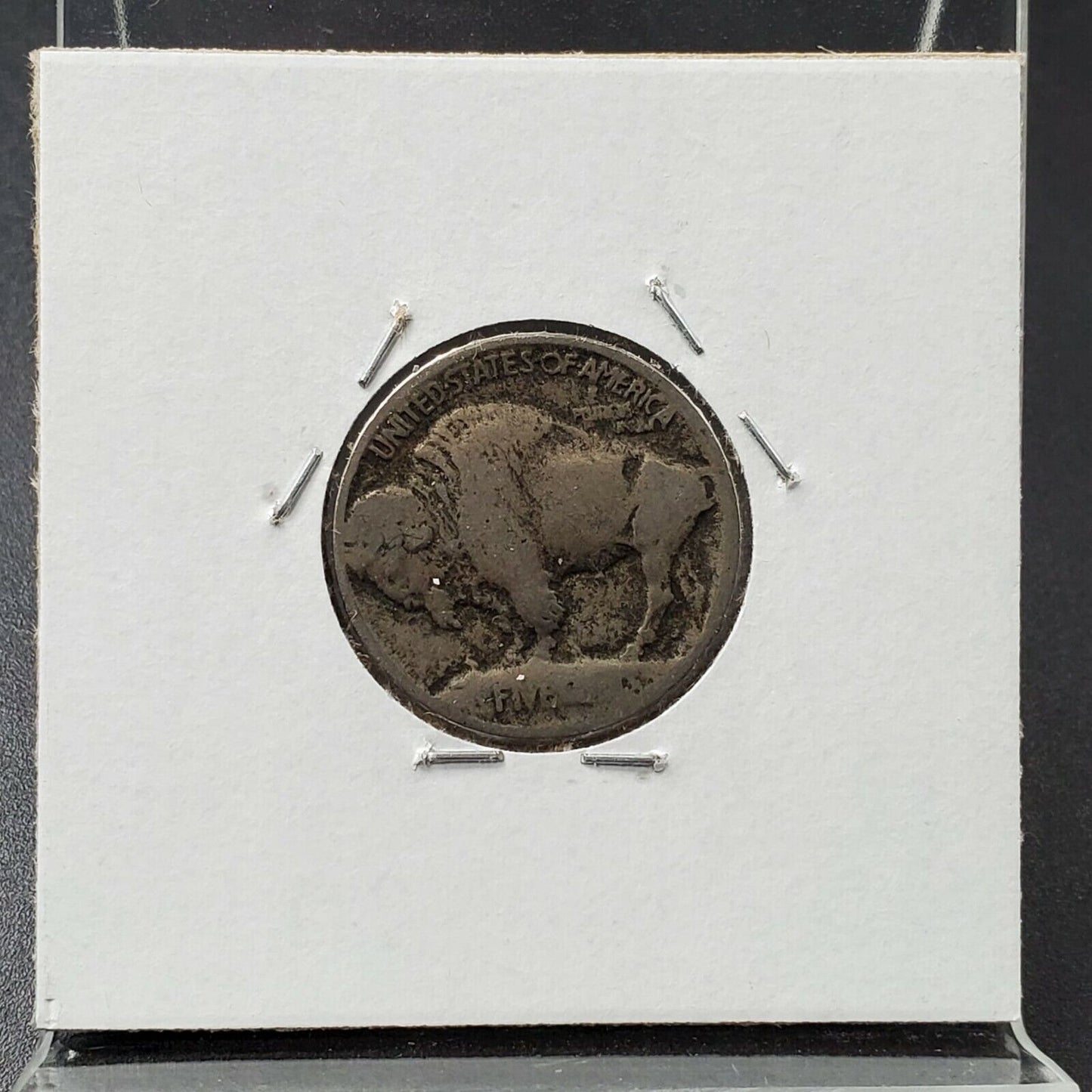 1913 P Type 1 Buffalo Indian Head Nickel Coin G / VG Detail ED