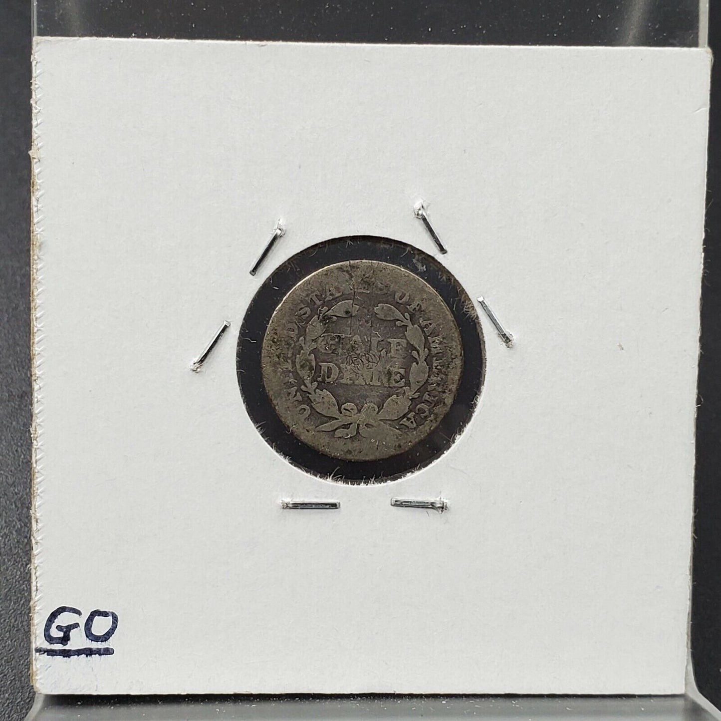 1853 Liberty Seated Half Dime Silver Coin With Arrows Variety AG About Good