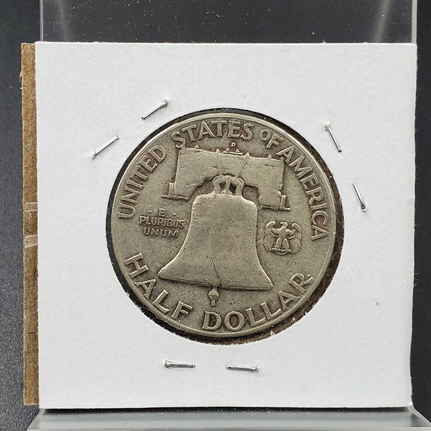 1949 D Franklin Silver Half Dollar Coin VF Very Fine Circulated Key Date Denver