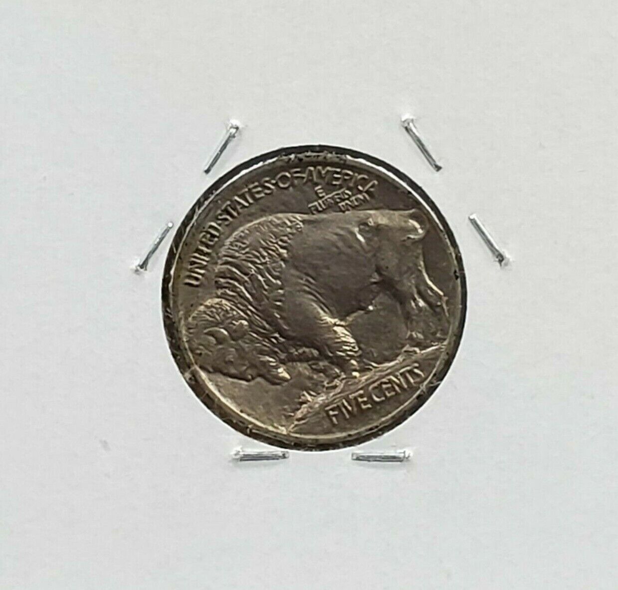 1913 P Buffalo Indian Head Nickel 5c Coin Choice AU About UNC Rotated Die 15%