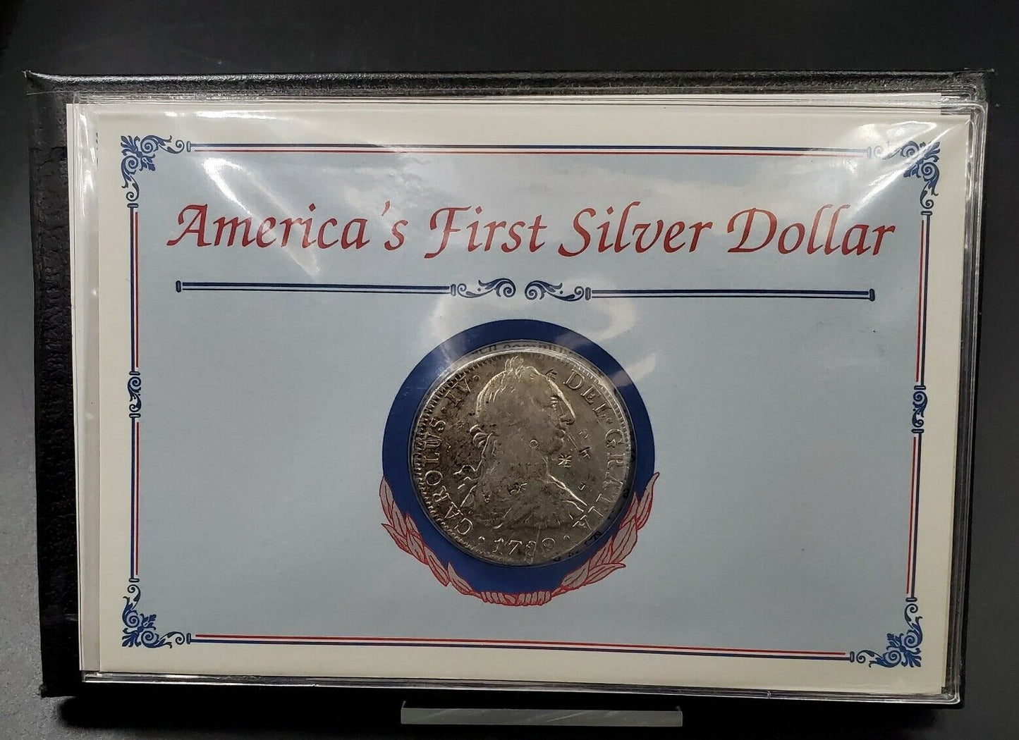 1789 Mo Mexico Eight 8 Reales Silver Coin w Chopmarks PCS America's first Dollar