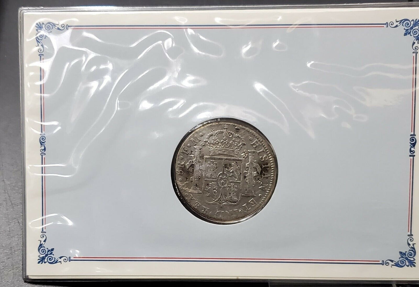 1789 Mo Mexico Eight 8 Reales Silver Coin w Chopmarks PCS America's first Dollar