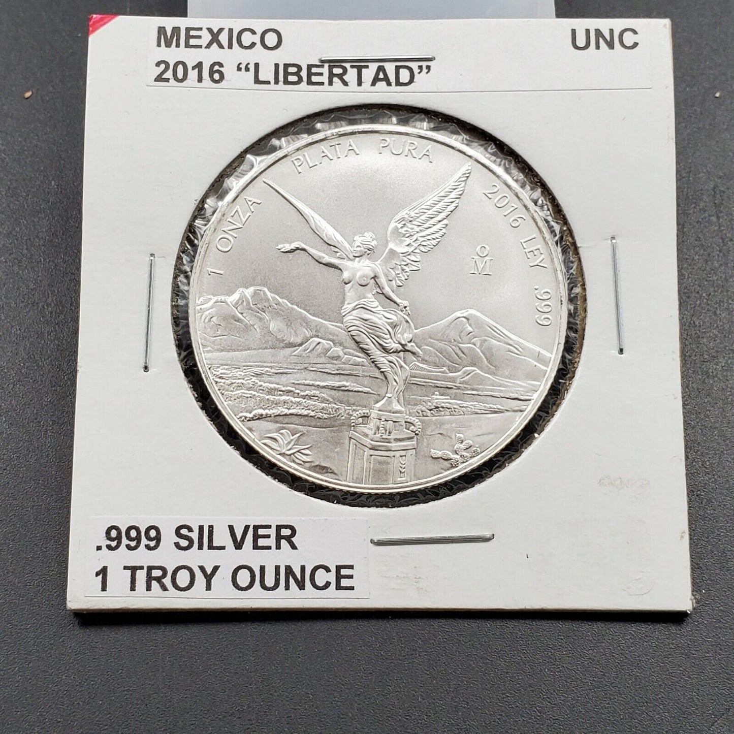 2016 Mo 1 oz Onza Mexico Libertad Gem BU UNC Ley .999 Plata Pura Not Much Toning