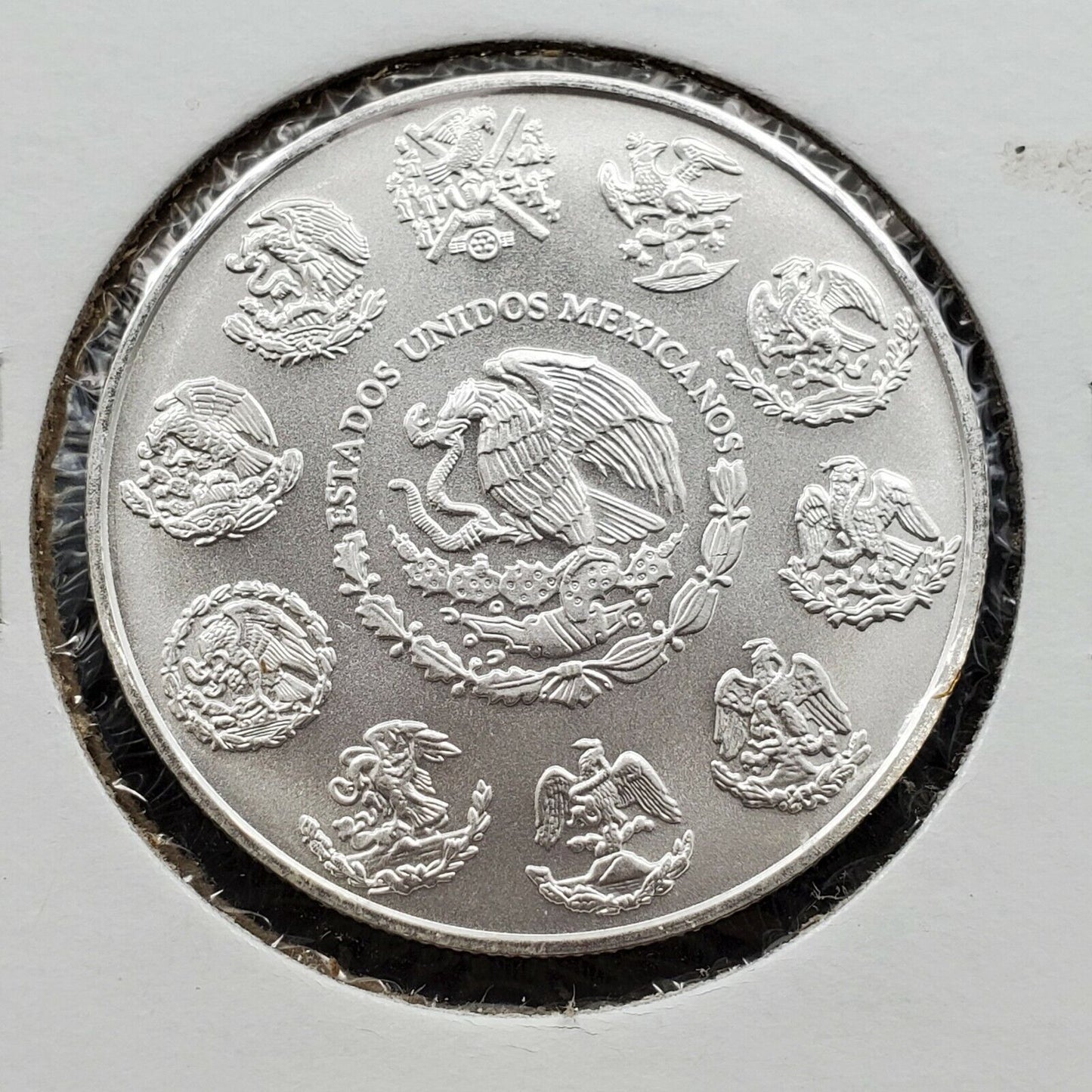 2016 Mo 1 oz Onza Mexico Libertad Gem BU UNC Ley .999 Plata Pura Not Much Toning
