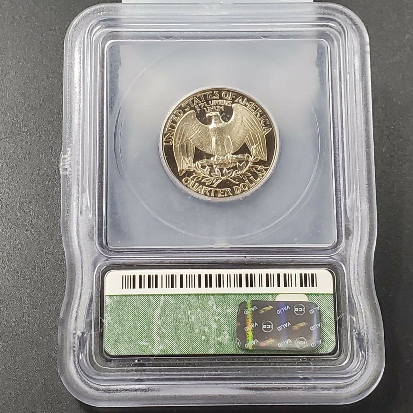 1977 S 25C Washington Quarter Clad Coin ICG PR70 Dcam Perfect Grade Proof Gem 2