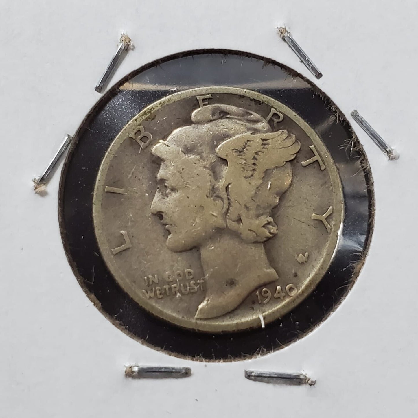 1940 D/D Mercury Dime Coin Circulated RPM