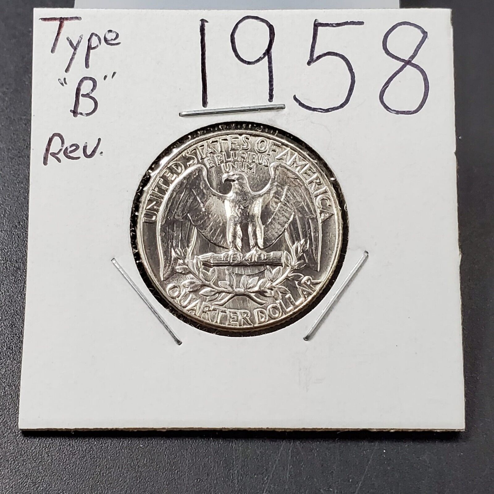 1958 P 25C Washington Quarter Silver Coin Choice BU Uncirculated