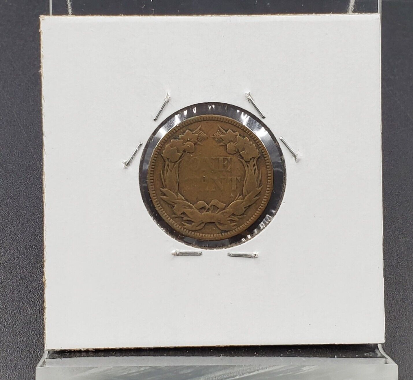 1858 LL Flying Eagle Cent Penny Coin Choice VG Very Good Circ