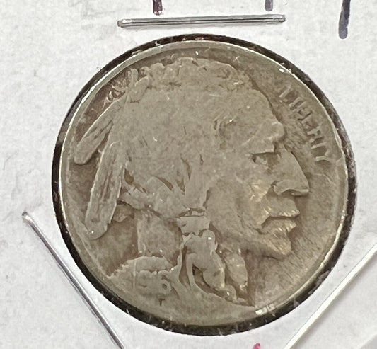 1916 Buffalo Indian Head Nickel Coin Choice VG Very Good