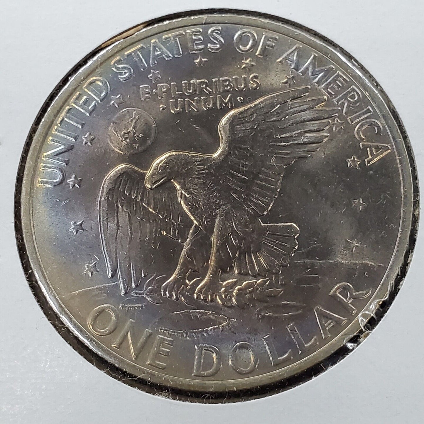 1971 D $1 Eisenhower Ike Clad Dollar Coin Neat Toning Toner CH BU UNC