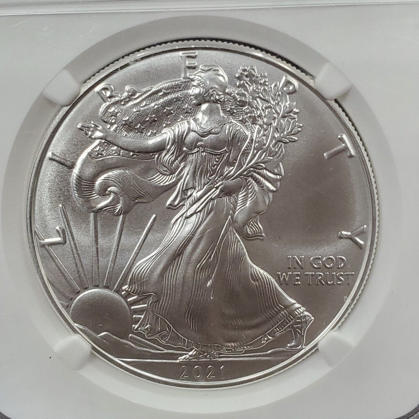 2021 P American Silver Eagle ASE $1 NGC MS70 US State Series Holder HAWAII TYPE1