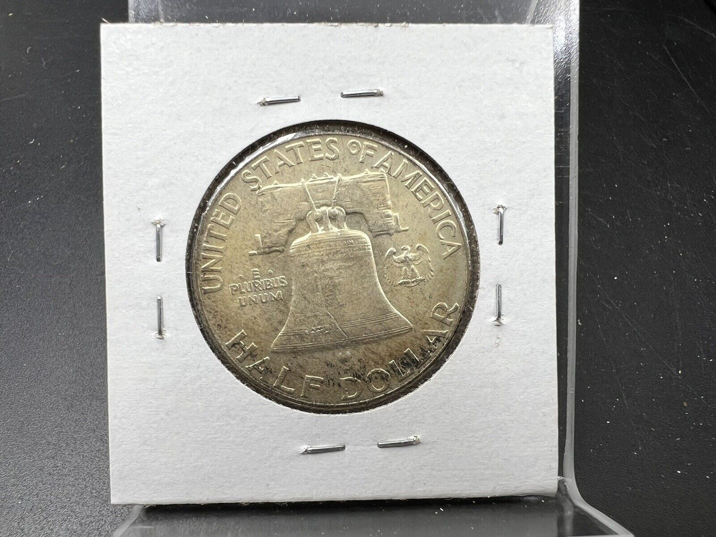 1948 P Franklin Silver Half Dollar Coin BU UNC FBL Full Bell Line Neat Toning
