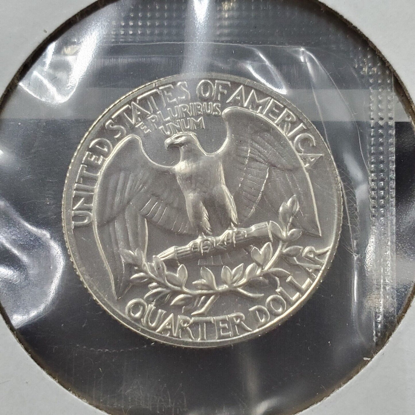 1964 P 25C Washington Quarter Silver Coin Proof  From Mint Set in Cello #A