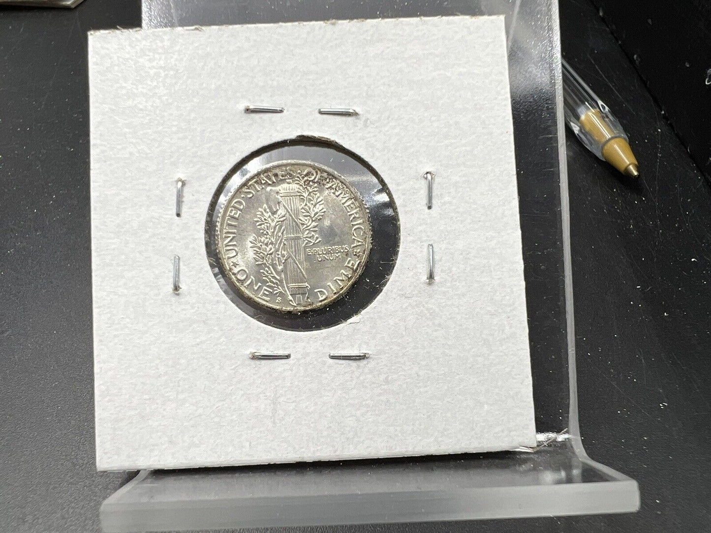 1940 S Mercury Silver Dime Coin Choice BU UNC Neat Toning