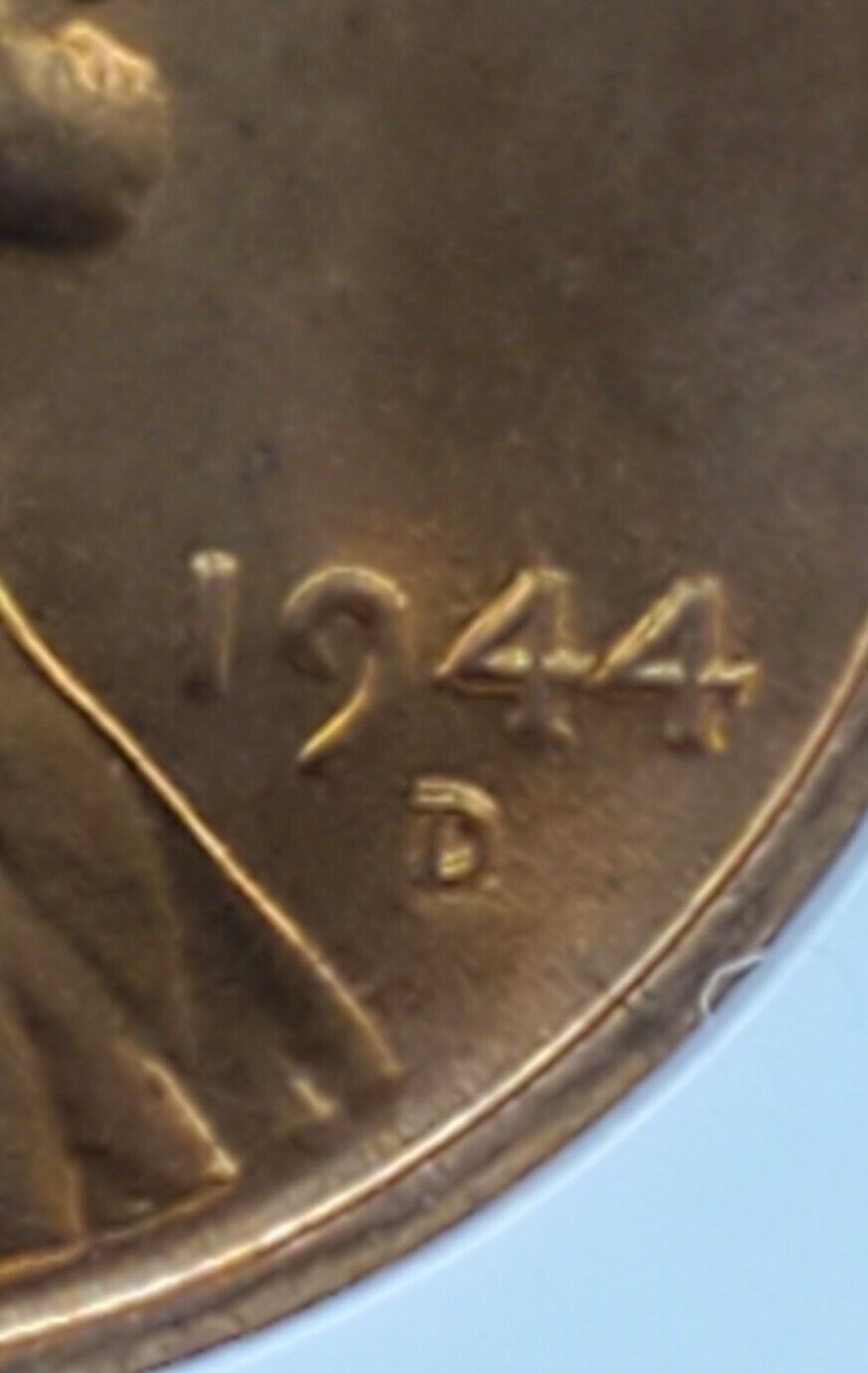 1944 D/D Lincoln Wheat WW2 Shell Casing Variety RPM 002 FS-502 FS-021.1 MS66 Red