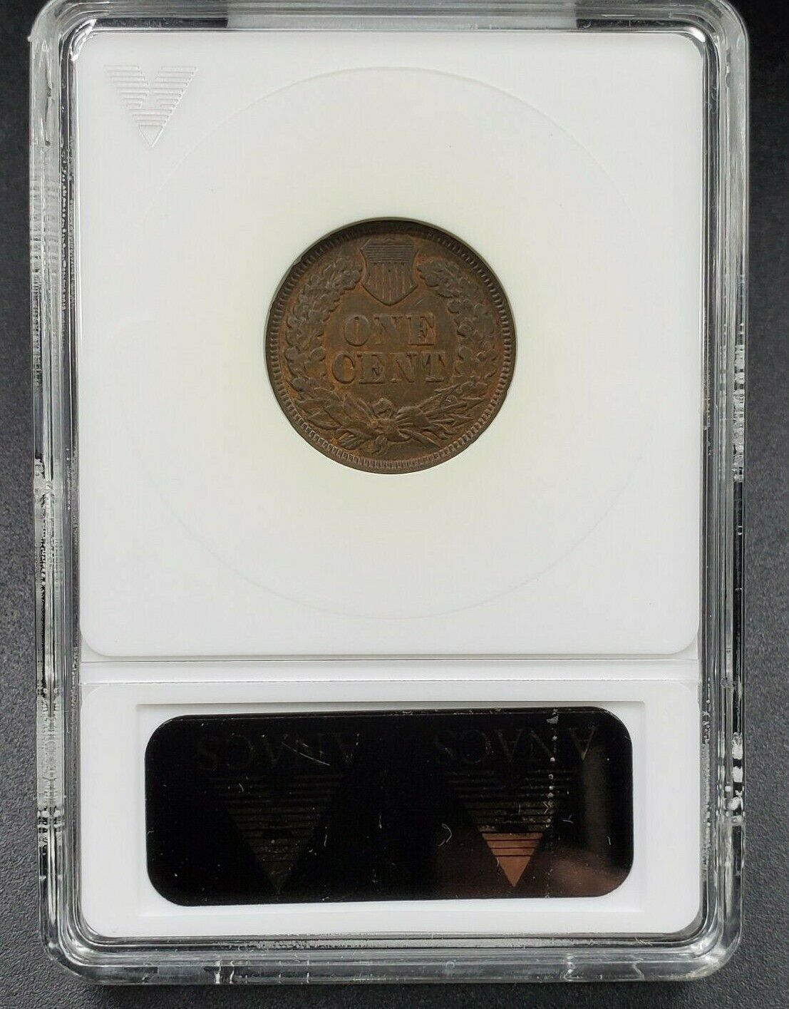 1866 Indian Cent Penny Variety Error Coin ANACS XF details FS-007.9 FS-302 RPD