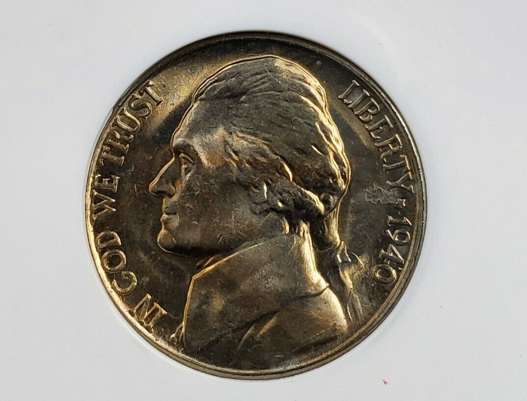 1940 S S/S Jefferson Nickel Variety Coin MS64 5FS RPM 001 FS-501 ANACS CH/GEM BU