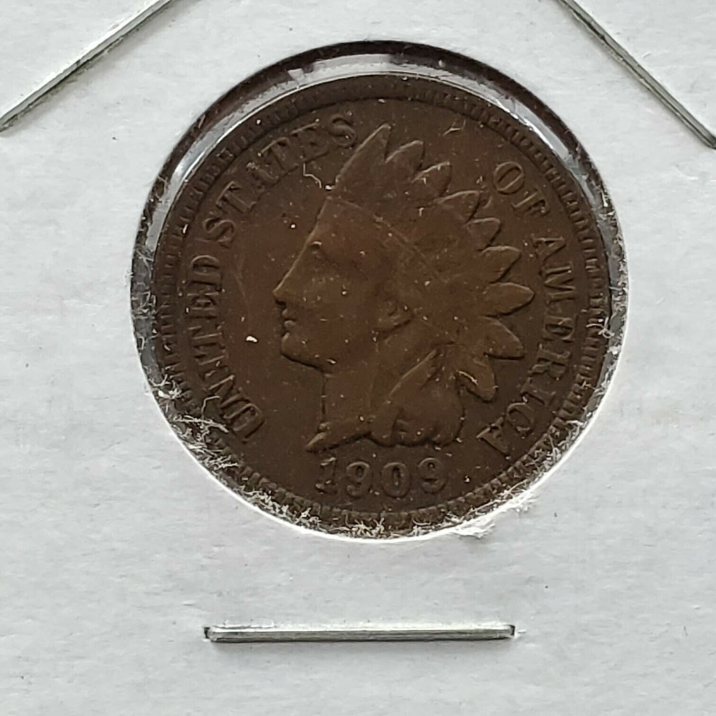 1909 P 1c Indian Cent Penny Coin VF Very Fine Circulated Grade