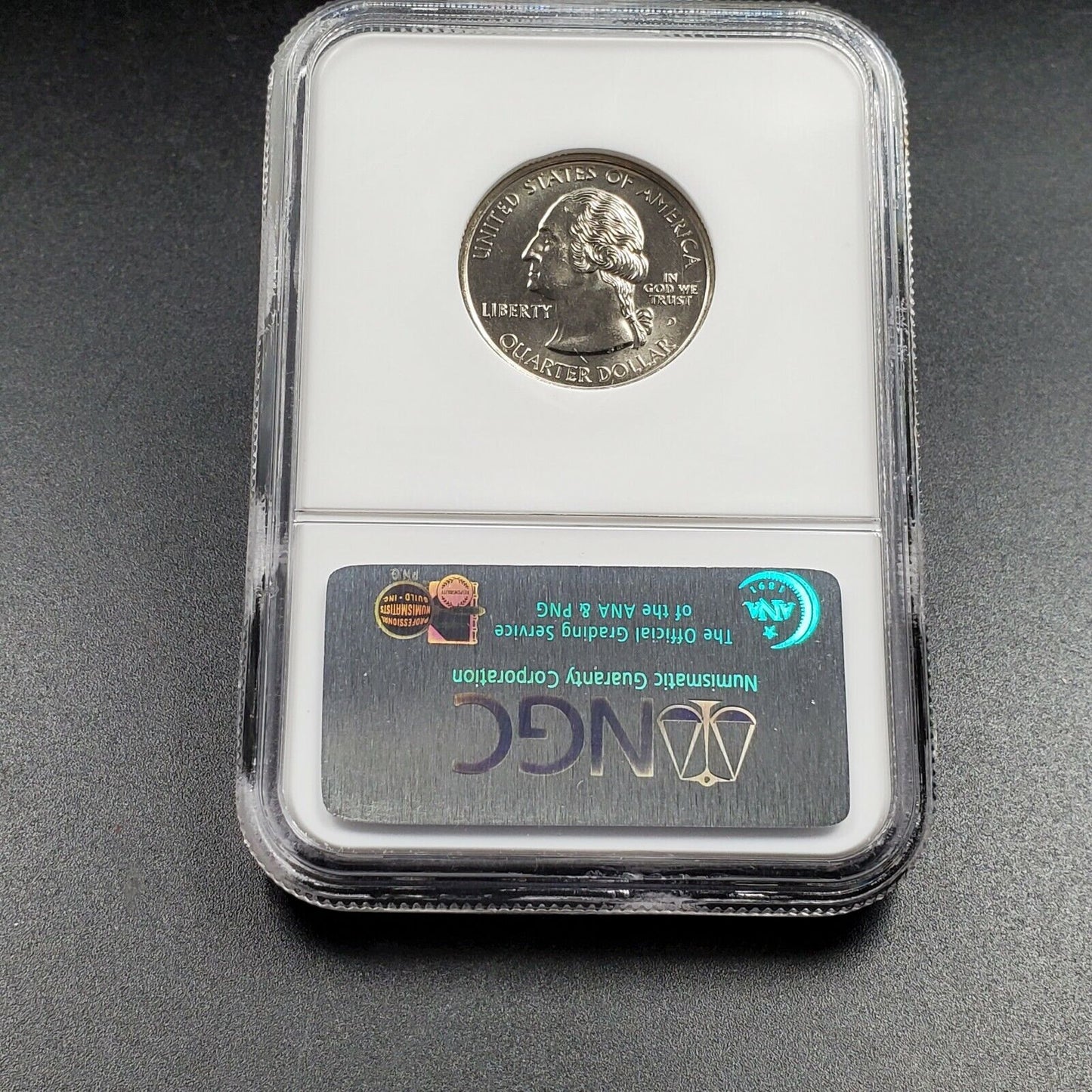 1999 D Georgia State Statehood Quarter Coin MS66 NGC Brown Label Holder